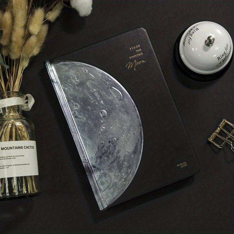 3D Embossed Moon Notebook Creative Diary Book