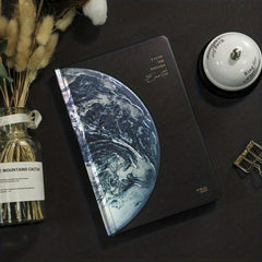 3D Embossed Moon Notebook Creative Diary Book