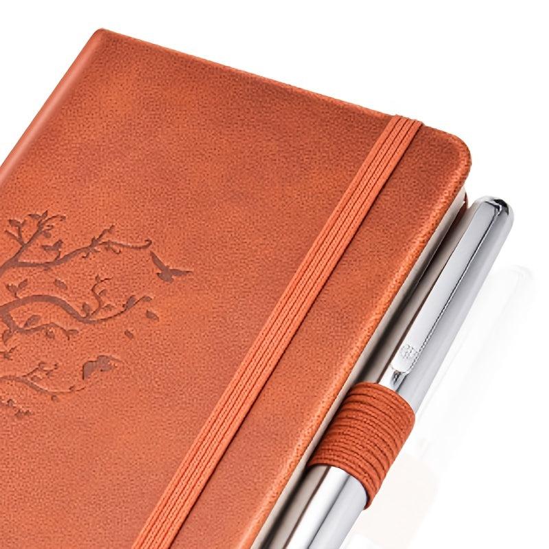 2-Pack Pocket Hardcover Notebooks, 5x13, Lined Paper, Inner Pocket