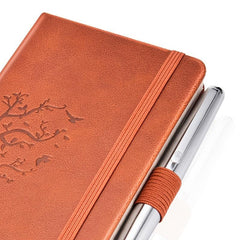 2-Pack Pocket Hardcover Notebooks, 5x13, Lined Paper, Inner Pocket