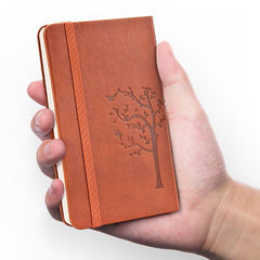 2-Pack Pocket Hardcover Notebooks, 5x13, Lined Paper, Inner Pocket