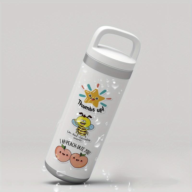 50pcs Mixed Animals And Plants Waterproof Stickers for Teachers