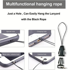 Stylish Lanyard with Quick Release Buckle for Keys Phones ID Card Holders