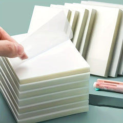 50 Transparent Sticky Notes for School, Office, Journaling