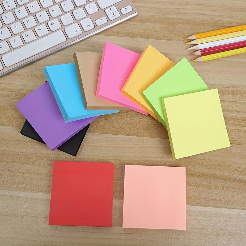 100pcs Fluorescence Transparent PET Memo Pad Sticky Notes