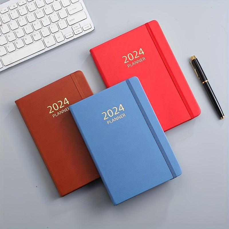 A5 Calendar Planner Leather Notebook Monthly Index