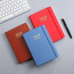 A5 Calendar Planner Leather Notebook Monthly Index