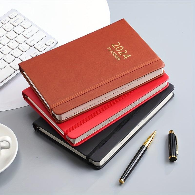 A5 Calendar Planner Leather Notebook Monthly Index