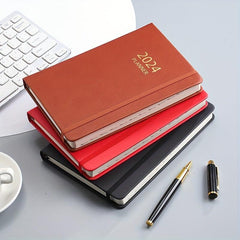 A5 Calendar Planner Leather Notebook Monthly Index