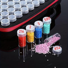Diamond Painting Self Adhesive Stickers Round Square Label Classification Box
