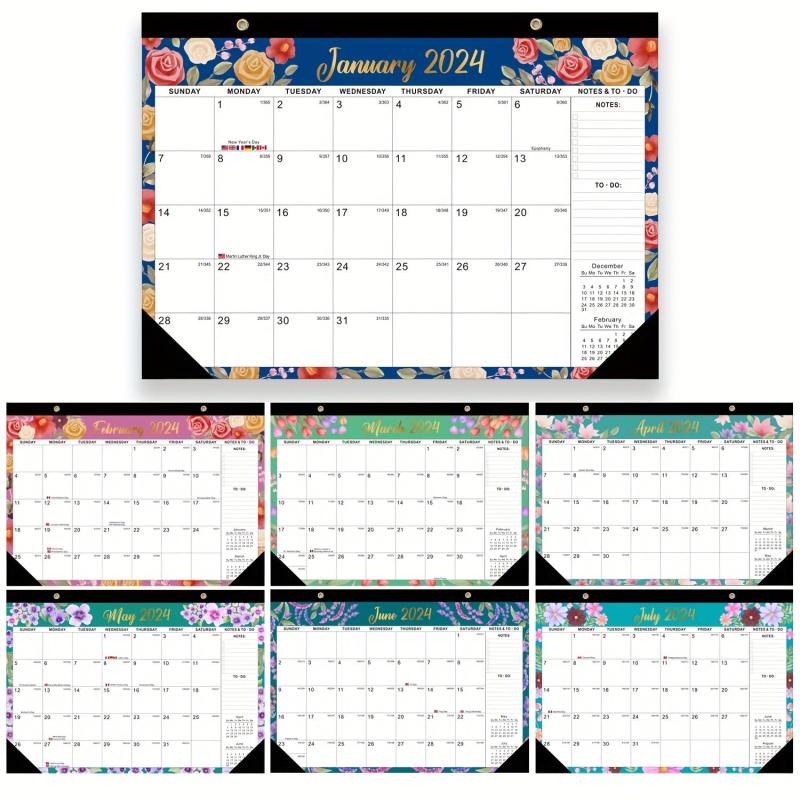 Desk Calendar 18 Months Calendar 38 30 Desk Calendar With Julian Date