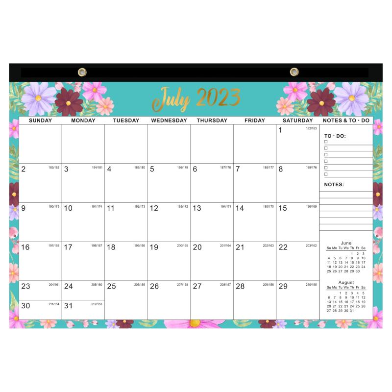 Desk Calendar 18 Months Calendar 38 30 Desk Calendar With Julian Date