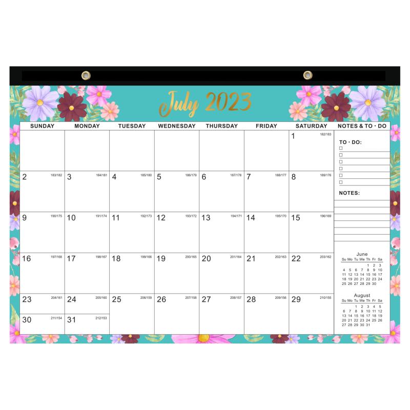 Desk Calendar 18 Months Calendar 38 30 Desk Calendar With Julian Date