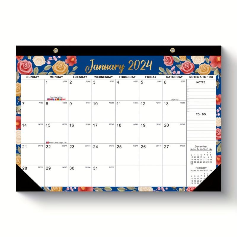 Desk Calendar 18 Months Calendar 38 30 Desk Calendar With Julian Date