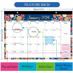 Desk Calendar 18 Months Calendar 38 30 Desk Calendar With Julian Date