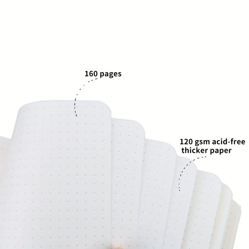 Marble Dot Bullet Journal Notebook 120gsm Thick Paper