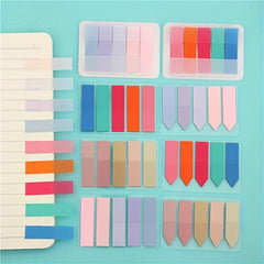 Fluorescent Paper Note Book Marker Pen Office School Stationery Supplies