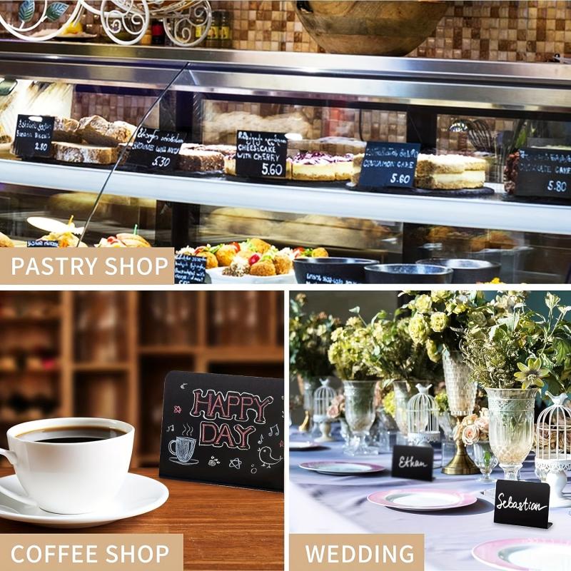 20pcs Mini Chalkboard Signs 10x7 For Wedding Table Reserve Signs