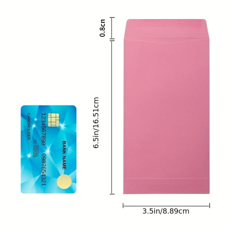 200 Colorful Cash Envelopes 6.5x3.5 Money Saving Challenge Money Budgeting