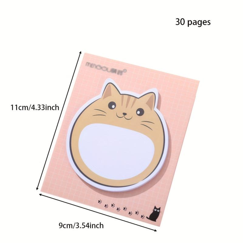 30 Page Cat Series Sticky Notes for Home Office and School