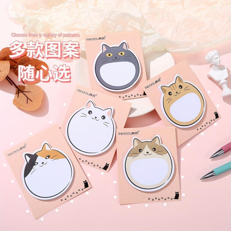 30 Page Cat Series Sticky Notes for Home Office and School