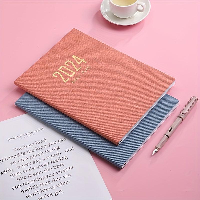 A4 English Weekly Planner Notebook for Daily Planning and Note-Taking