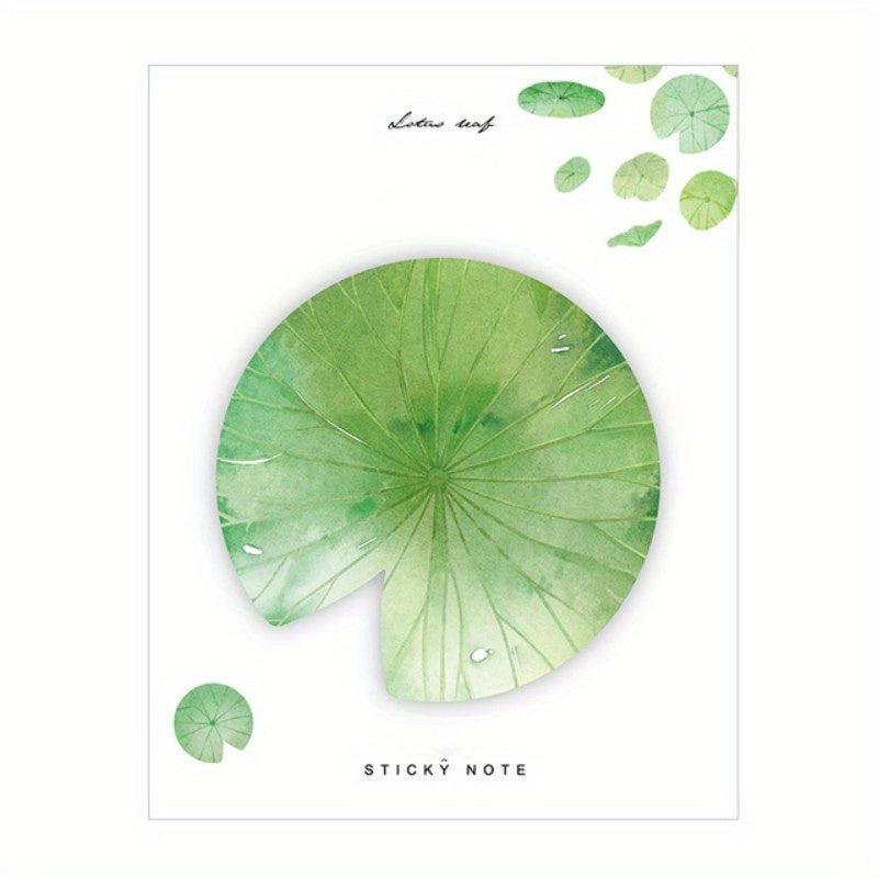 1pc Various Leaves Collection Self Adhesive Memo Pad Sticky Notes