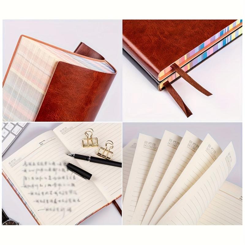 A5 A6 Rainbow Edge Notebook Student Record School Office Pink Rose Red Random
