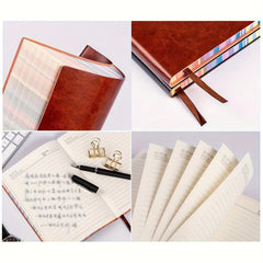 A5 A6 Rainbow Edge Notebook Student Record School Office Pink Rose Red Random