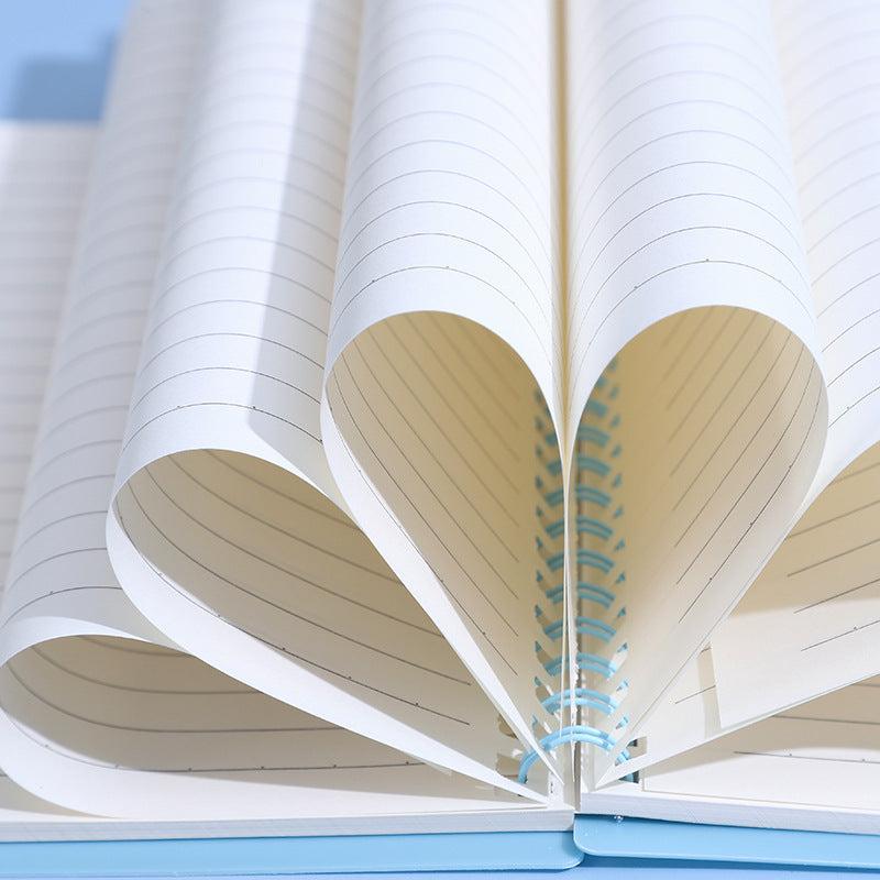 3pcs Morandi A5 Coil Book 120 Pages 60 Sheets PP Cover Notebook