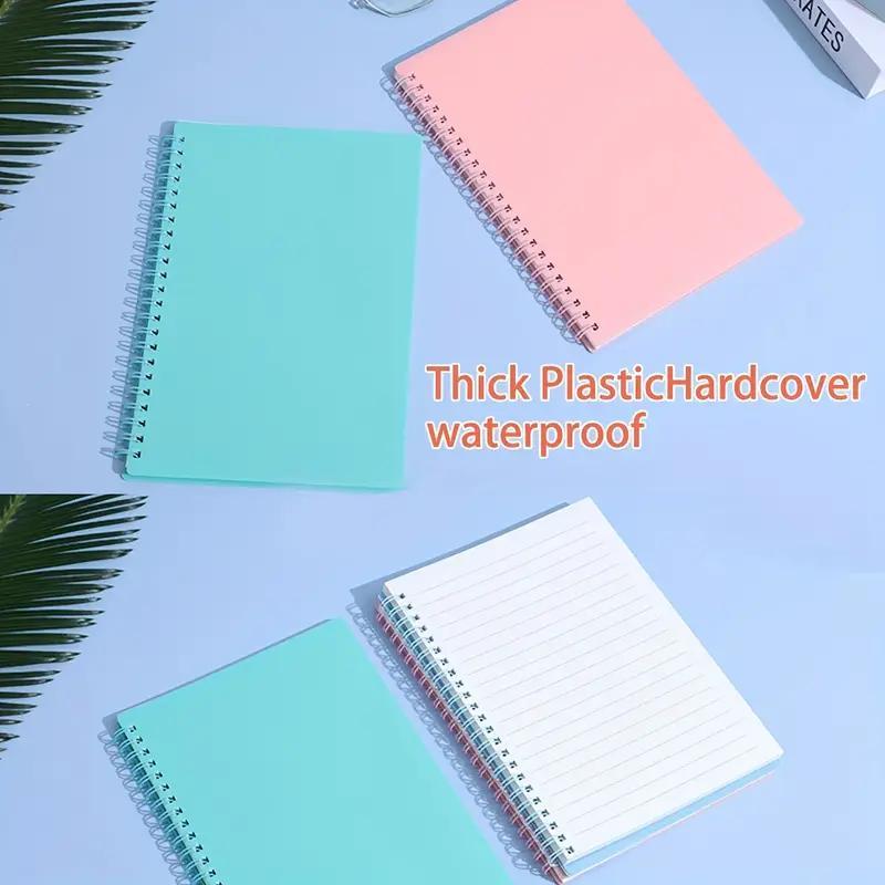 3pcs Morandi A5 Coil Book 120 Pages 60 Sheets PP Cover Notebook
