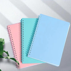 3pcs Morandi A5 Coil Book 120 Pages 60 Sheets PP Cover Notebook