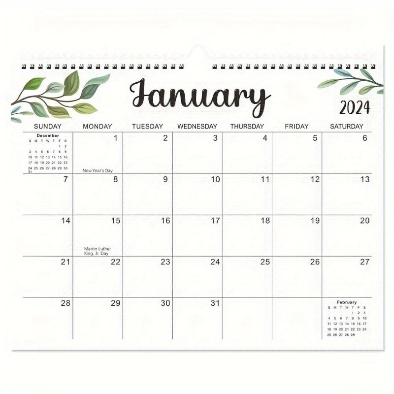 2023 Wall Calendar Jan-Jun 38x29 Thick Paper