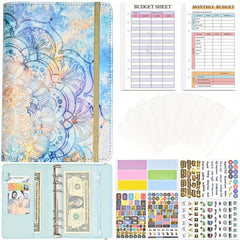 Binder Financial Plan Notebook Leather PU Loose leaf Book
