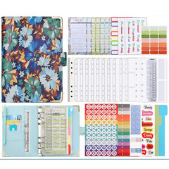A6 Zipper Bag Printing Loose leaf Folder PU Notebook