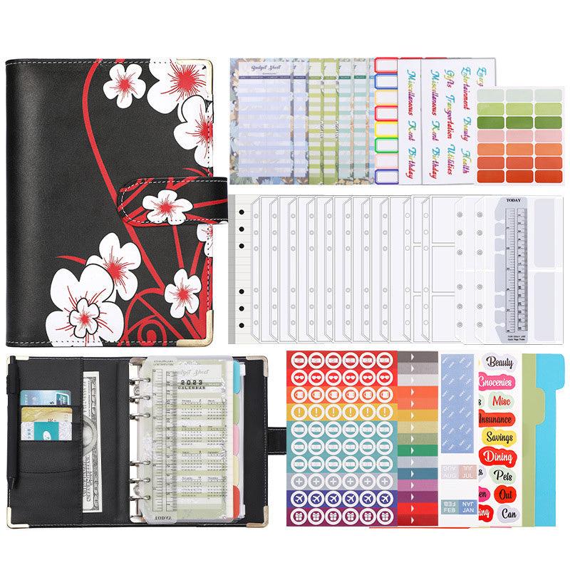 A6 Zipper Bag Printing Loose leaf Folder PU Notebook