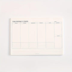 Small Fresh Tearable Monthly Planner Work Week Schedule Notepad