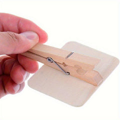 30pcs Mini Chalkboard Clip Wooden Message Board Signs for Memo Note Food Label