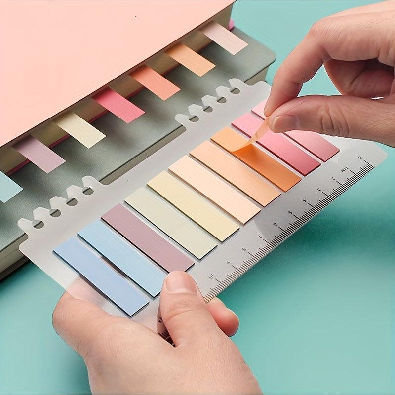 600 Sheets Sticky Notes Set With Ruler For Index Tabs Page Markers