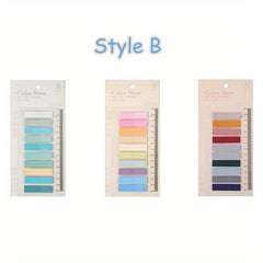600 Sheets Sticky Notes Set With Ruler For Index Tabs Page Markers