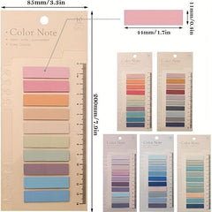 600 Sheets Sticky Notes Set With Ruler For Index Tabs Page Markers