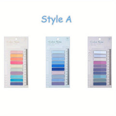 600 Sheets Sticky Notes Set With Ruler For Index Tabs Page Markers