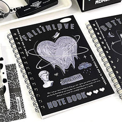 Sweetheart Coil Notebook Pink Purple School Stationery
