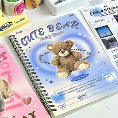 Sweetheart Coil Notebook Pink Purple School Stationery