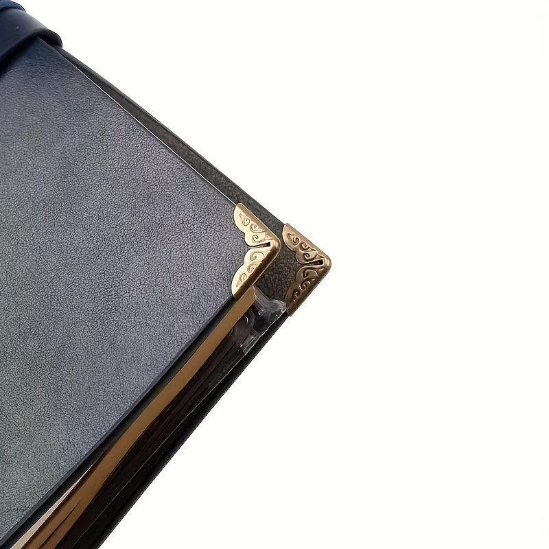 Journal Metal Corner Protector Bag Accessories Thin Leather Book Corner