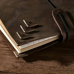 Journal Metal Corner Protector Bag Accessories Thin Leather Book Corner
