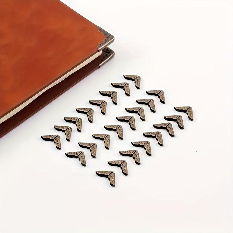 Journal Metal Corner Protector Bag Accessories Thin Leather Book Corner