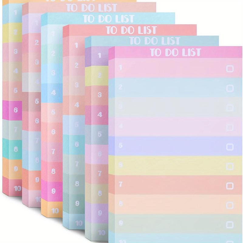 1 Pack 60 Sheets To Do List Notes Daily Checklist Undated Memo Note Organizers