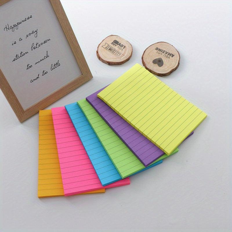 50 Sheets Lined Sticky Notes Post Bright Square Sticky Notes Pad
