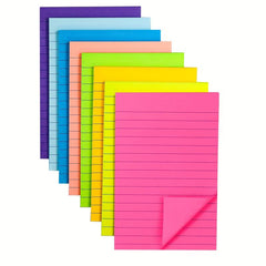 50 Sheets Lined Sticky Notes Post Bright Square Sticky Notes Pad